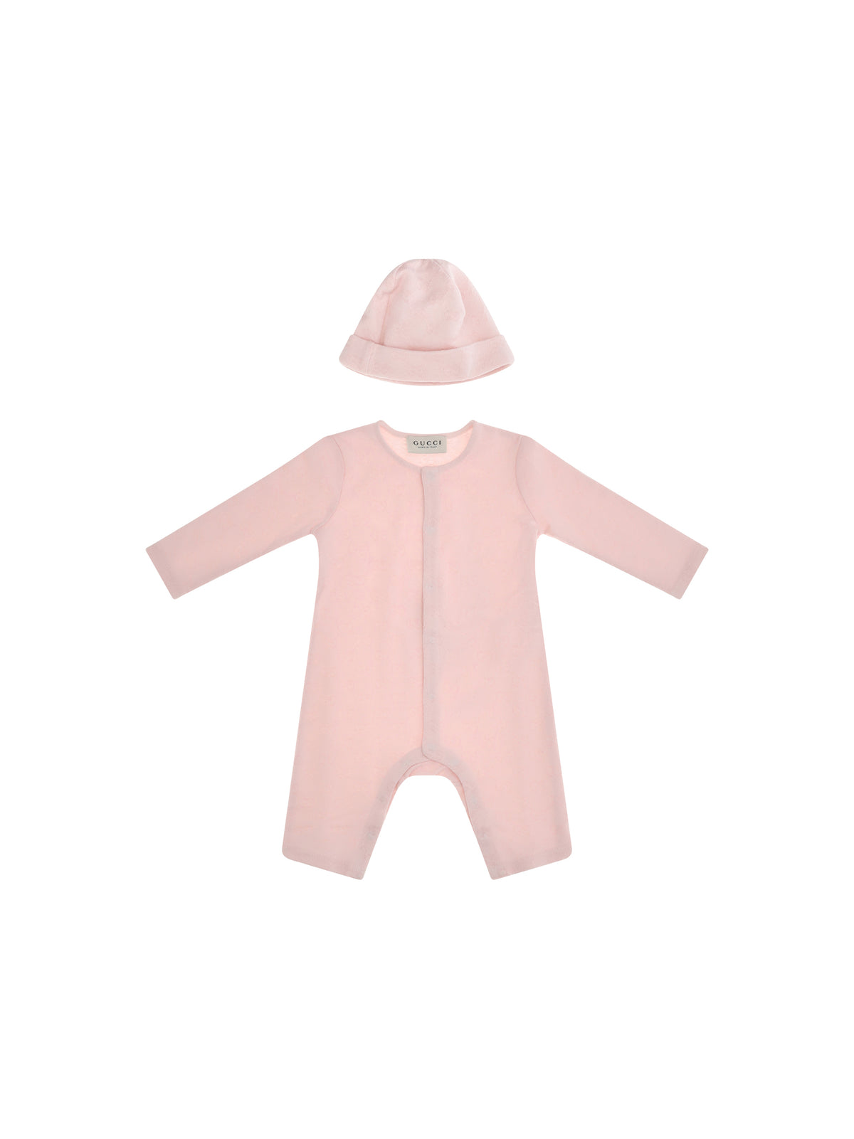 Gucci GG cotton piqué Baby gift Set - Baby Pink/Mix