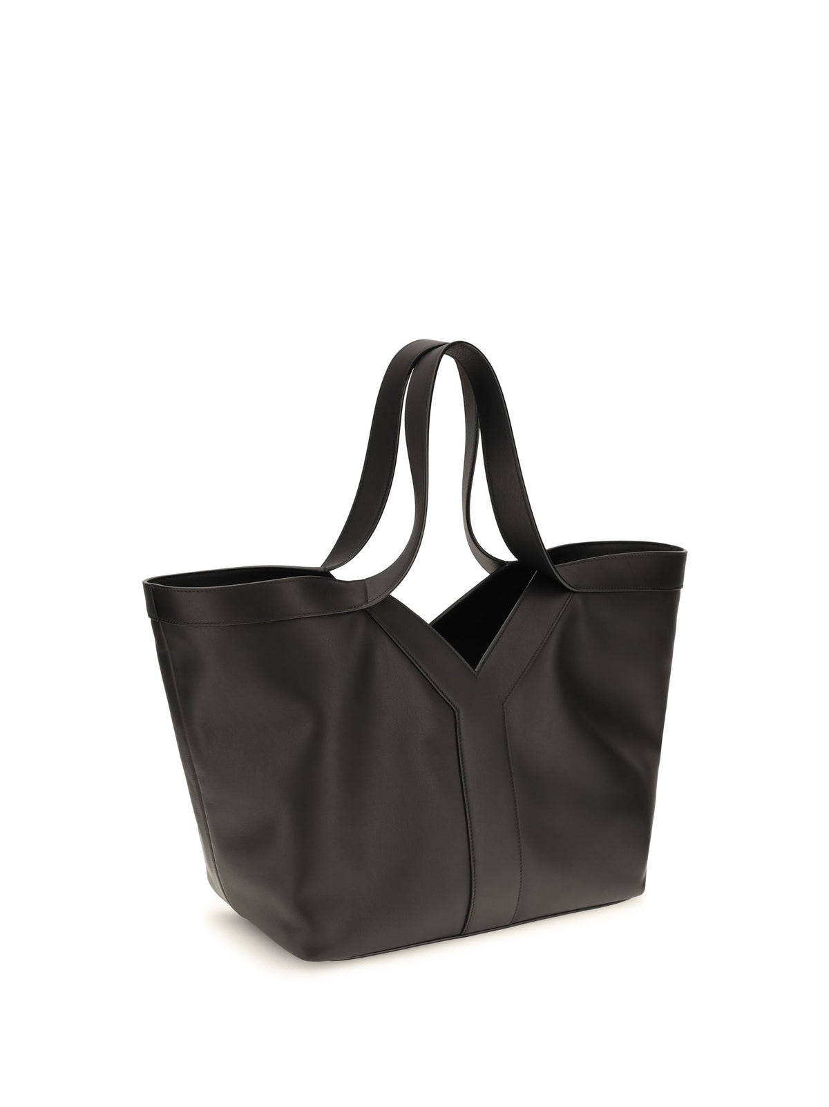 Saint Laurent Small Y Tote Bag - Black