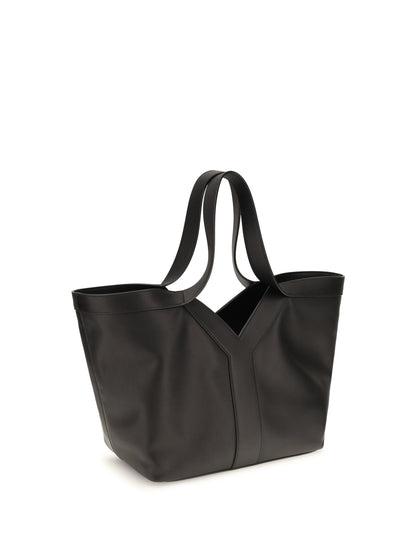 Saint Laurent Small Y Tote Bag - Black