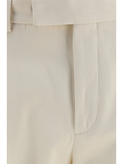 Zegna Cotton and cashmere tailored Pants - 001