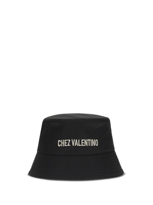 Valentino Garavani Chez Valentino Bucket Hat - Black/Burro
