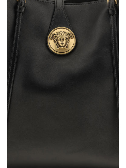 Versace Medusa Tote Bag - Black/Gold