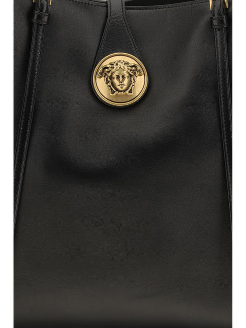 Versace Medusa Tote Bag - Black/Gold