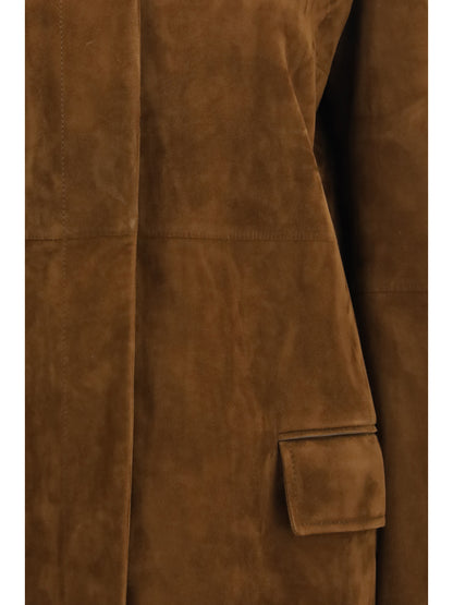 Tom Ford Lambskin Coat - Land Brown