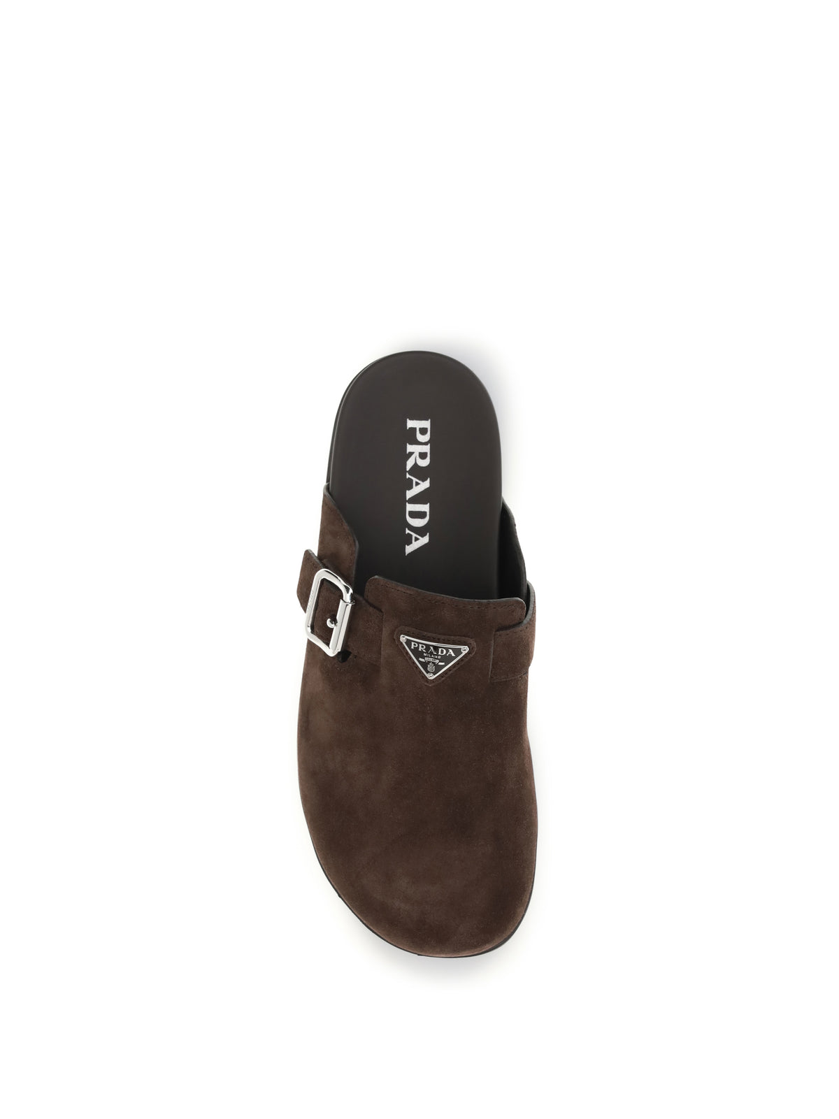 Prada Suede Mules - Moro