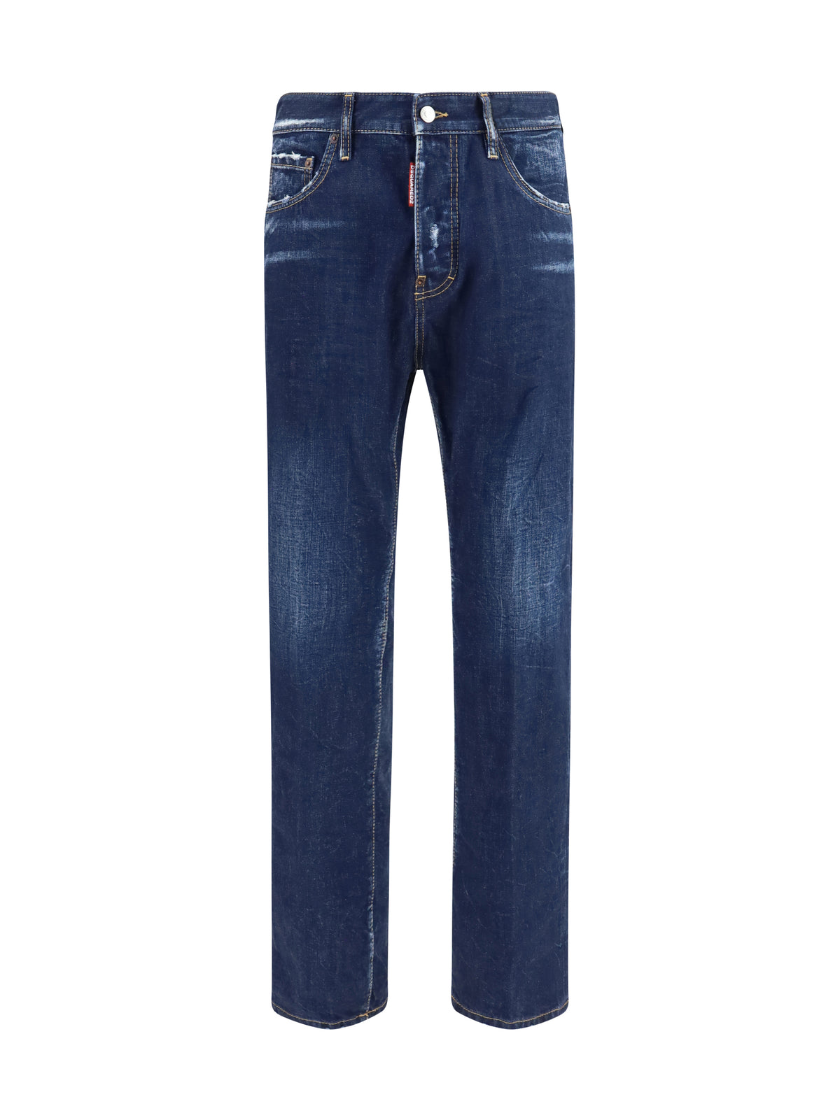 Dsquared2 Straight leg denim Jeans - Navy Blue
