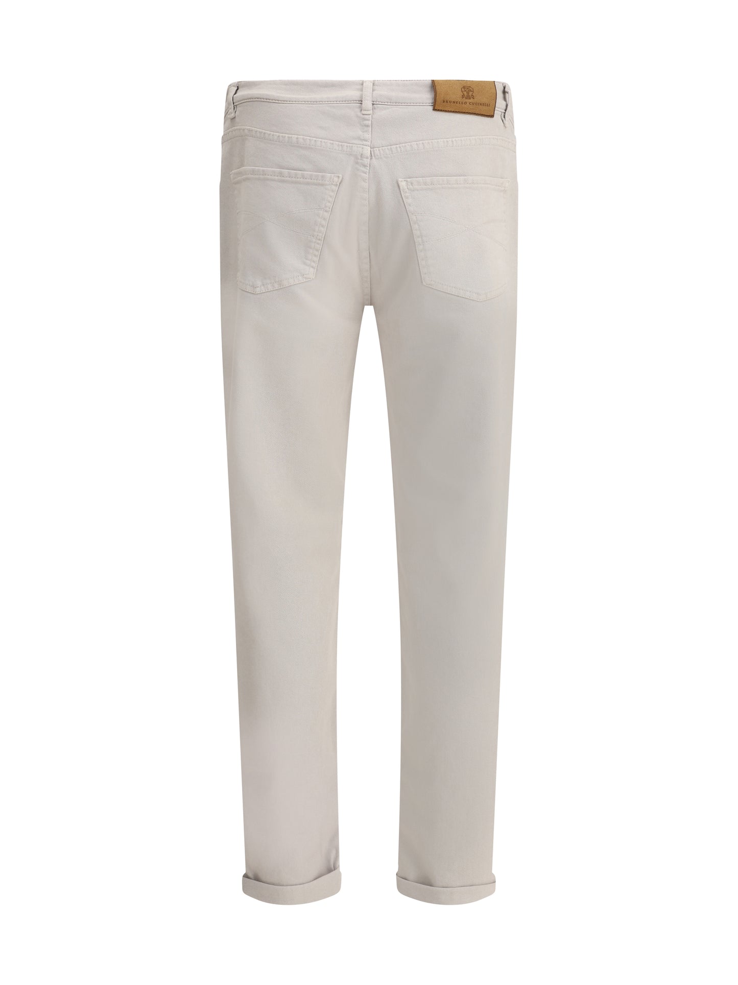 BRUNELLO CUCINELLI Jeans with turn-up hem