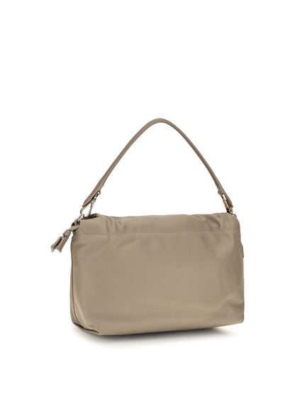 Fendi Baguette Soft nappa leather Shoulder Bag - Tortora