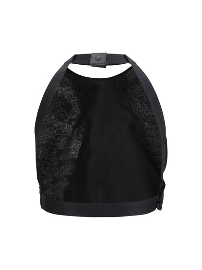 Max Mara Fumetto cropped Top - Black