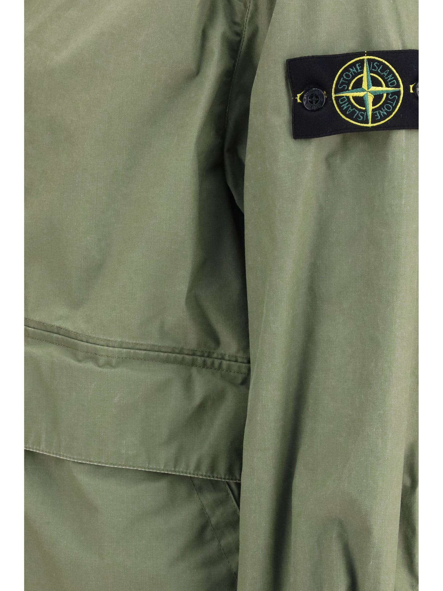 STONE ISLAND 4100054 Waxed Pigment Cotton Tela coach Jacket