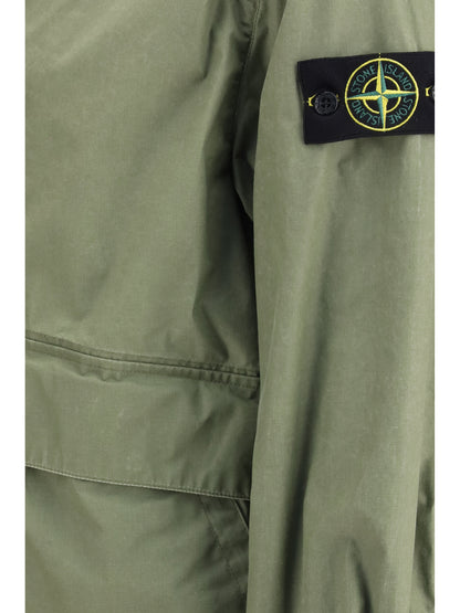 STONE ISLAND 4100054 Waxed Pigment Cotton Tela coach Jacket