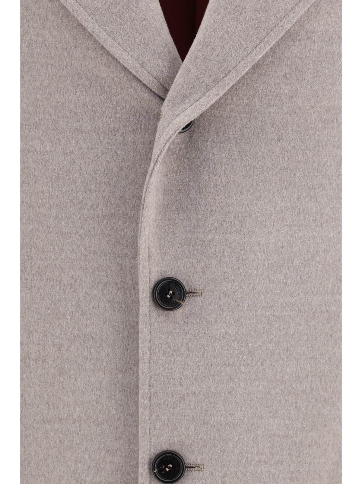 Brunello Cucinelli Virgin Wool Coat - Roccia+Rubino
