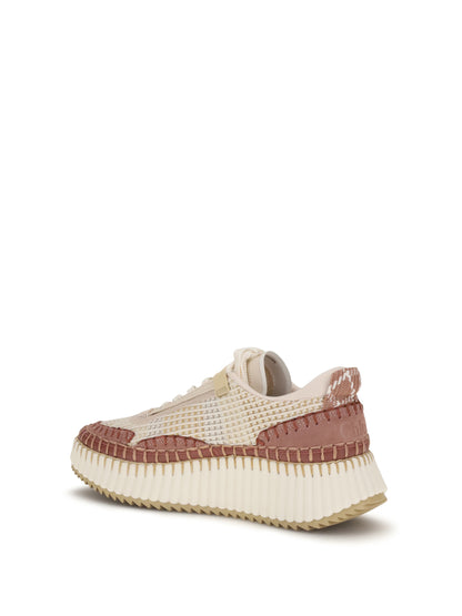 Chloé Nama Sneakers - Straw Beige