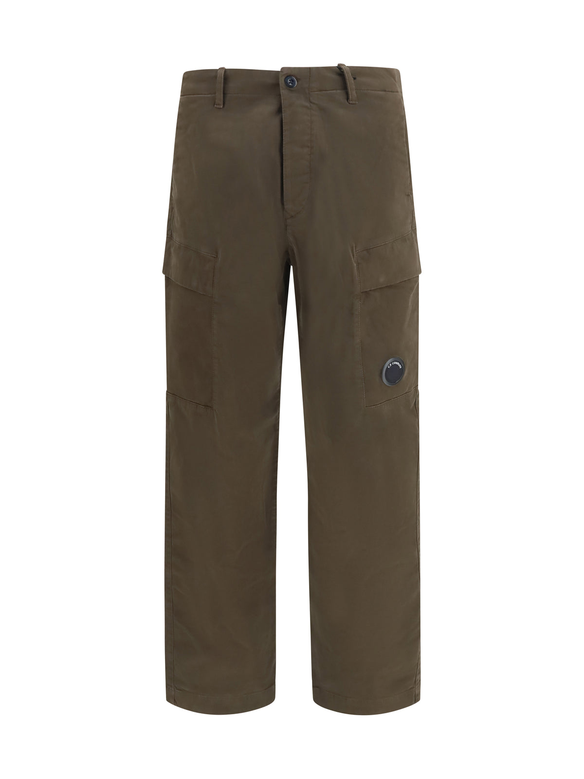 C.P. Company Stretch cotton satin Cargo Pants - Ivy Green