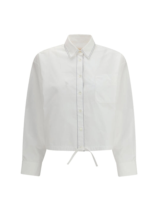 MARNI Cropped long-sleeve Shirt