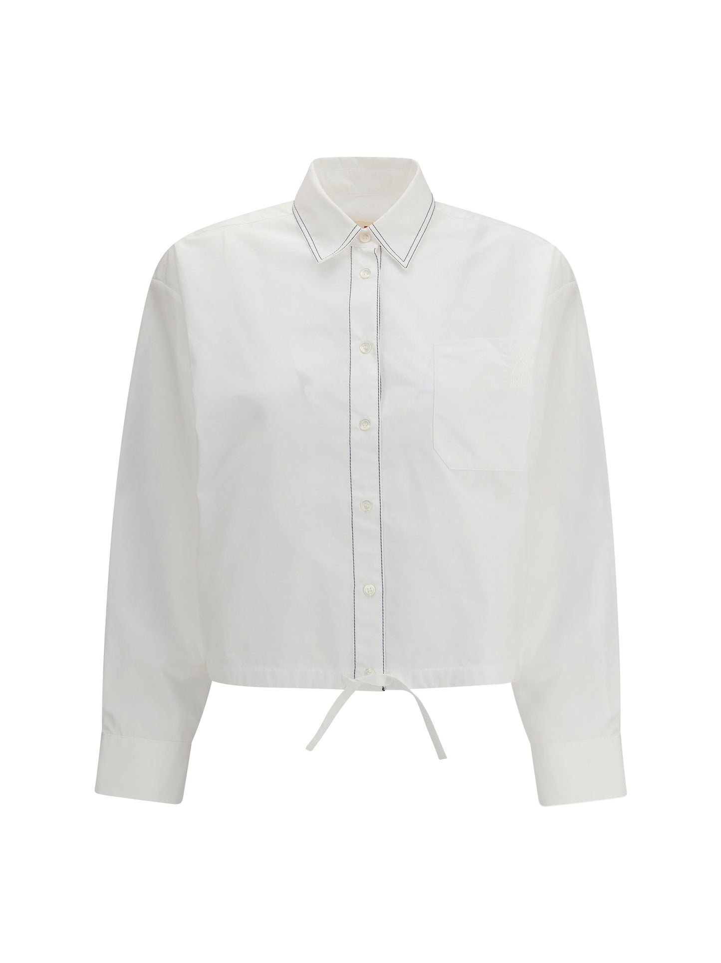 MARNI Cropped long-sleeve Shirt