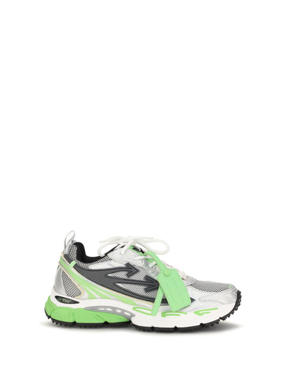 Off-White Be Right Back Sneakers - Grey/Neon Green