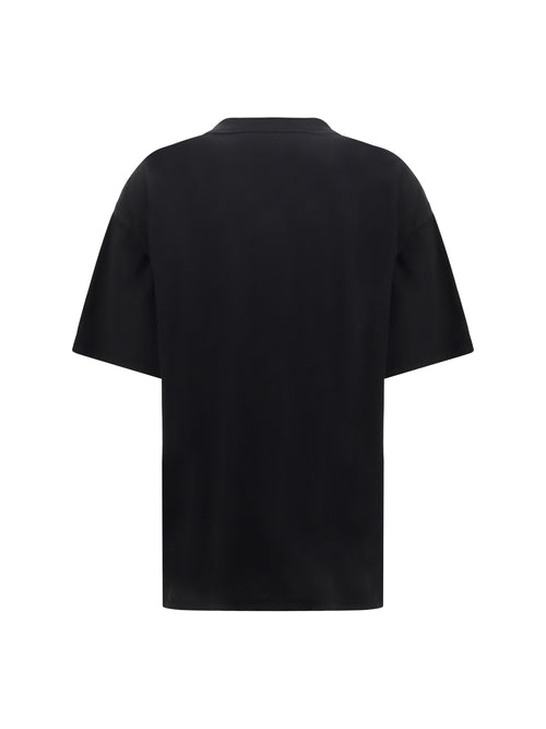 Balenciaga Printed cotton T-shirt - Black