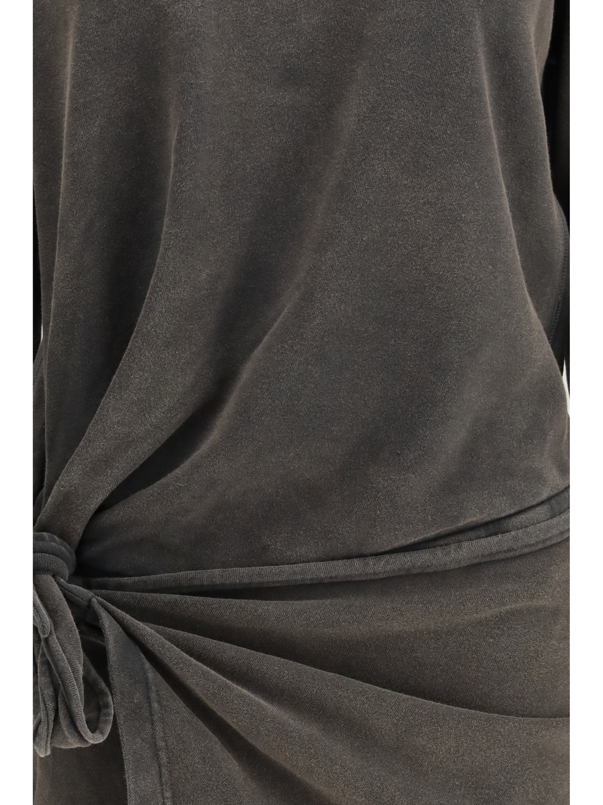 Marant Étoile Zae fleece Dress - Faded Black