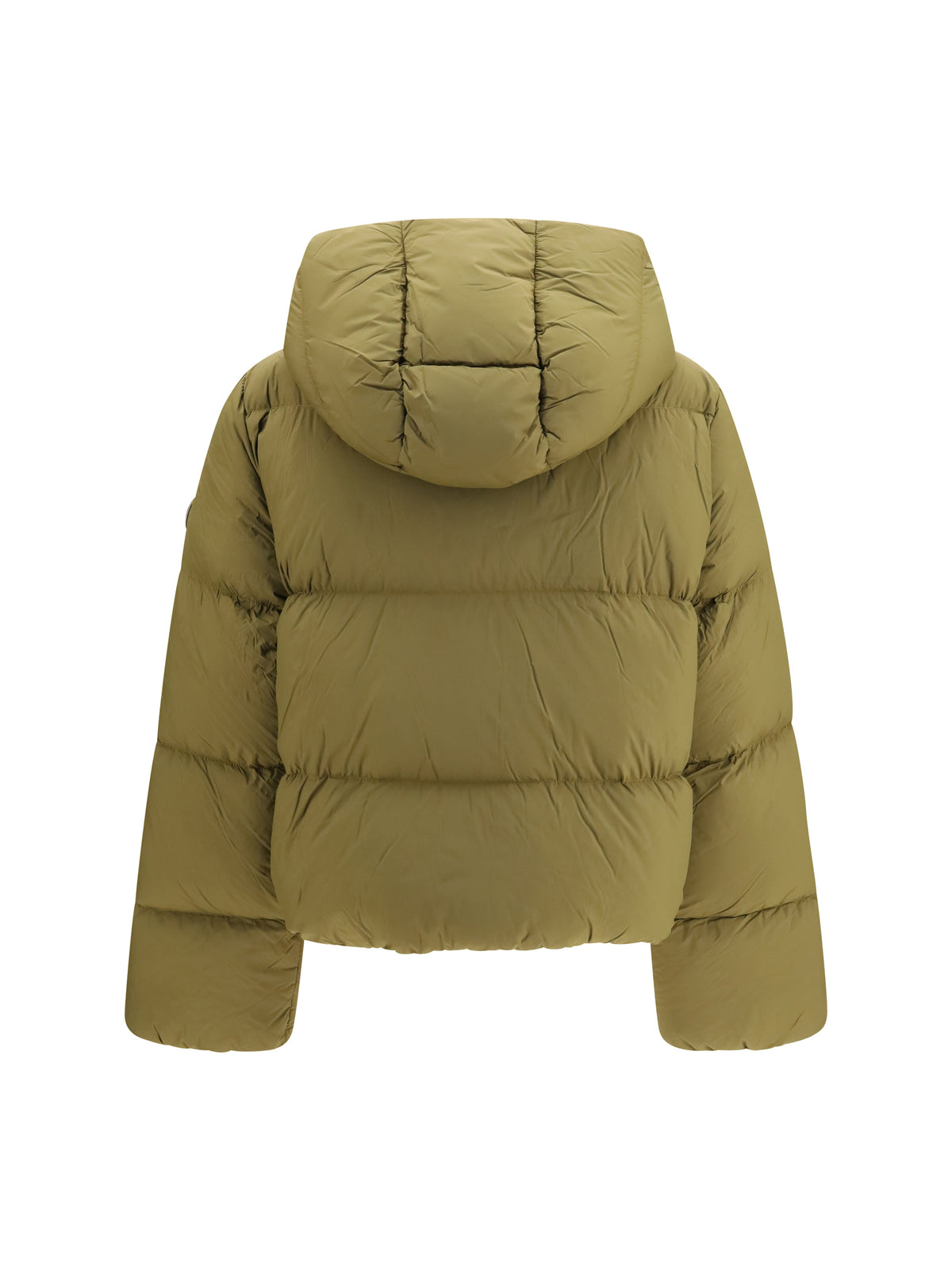 Ganni Future nylon Puffer Jacket - Military Olive