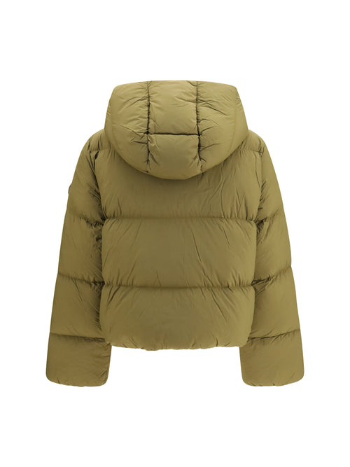 Ganni Future nylon Puffer Jacket - Military Olive
