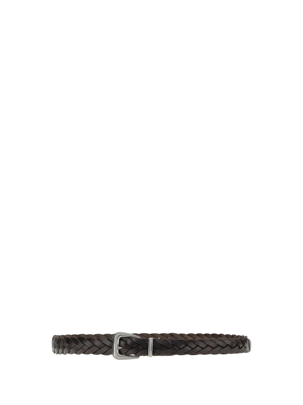 Brunello Cucinelli Woven leather Belt - Testa Di Moro