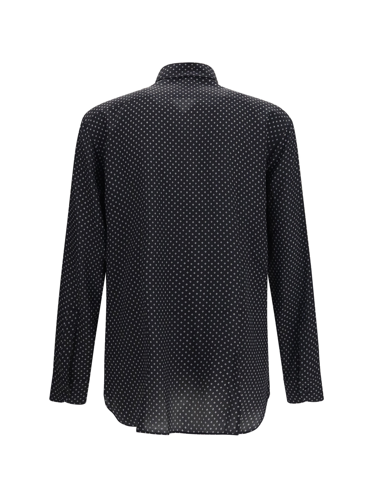 Tom Ford Silk crêpe de chine Polka-Dot Shirt - Black+White