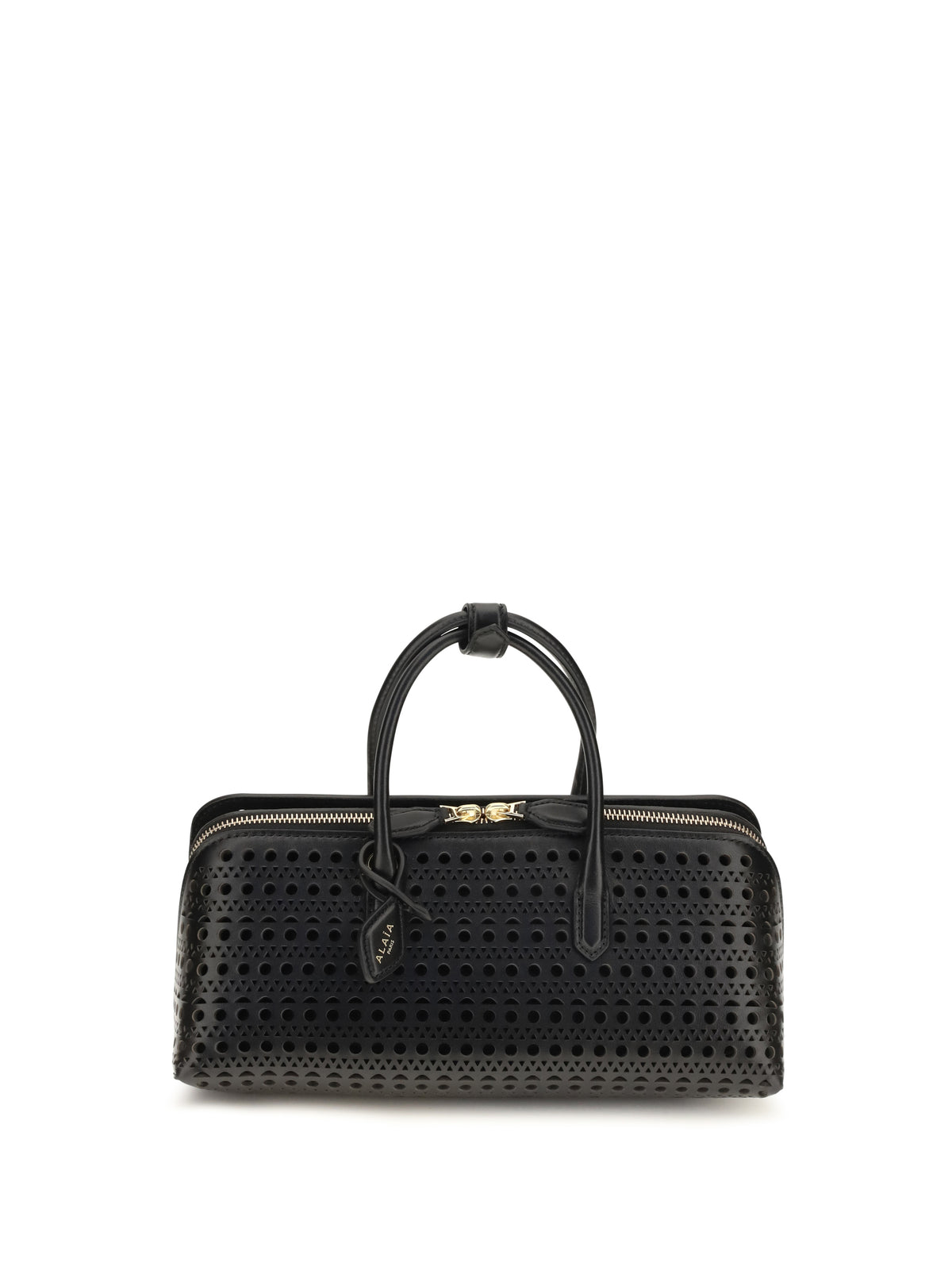 Alaïa Small Delta nabuk Handbag - Noir