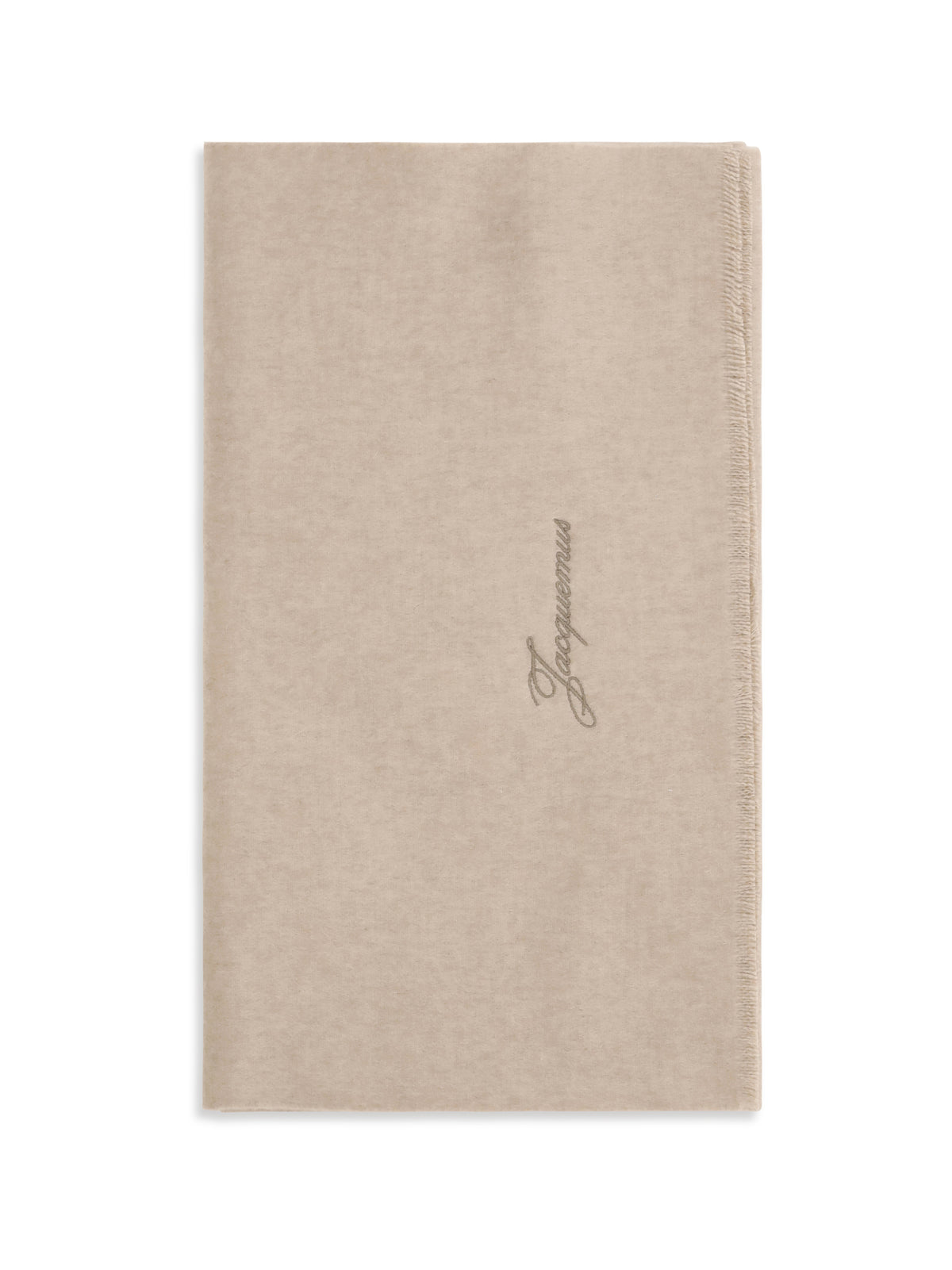 Jacquemus Tailleur wool Scarf - Beige