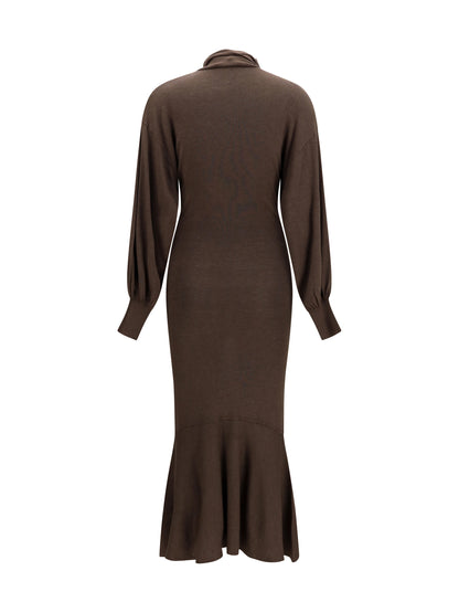 Jacquemus Losange knit Dress - Brown