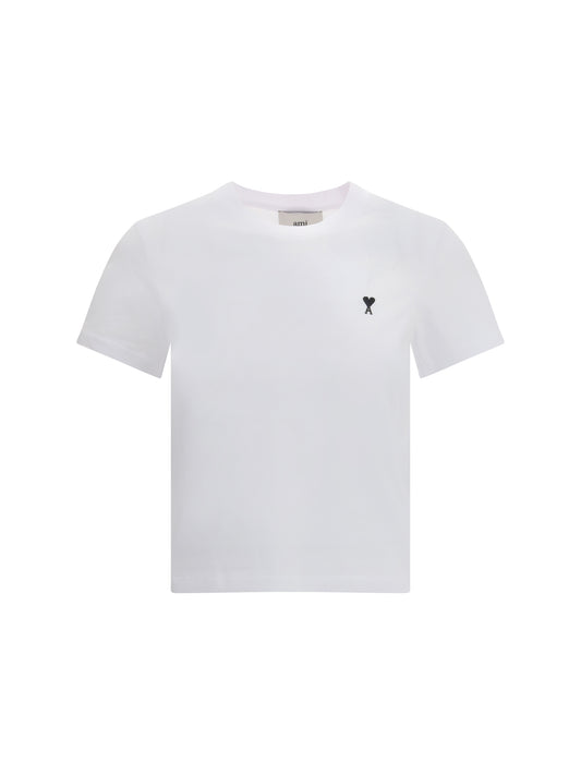 AMI PARIS Ami De Coeur Cropped T-Shirt