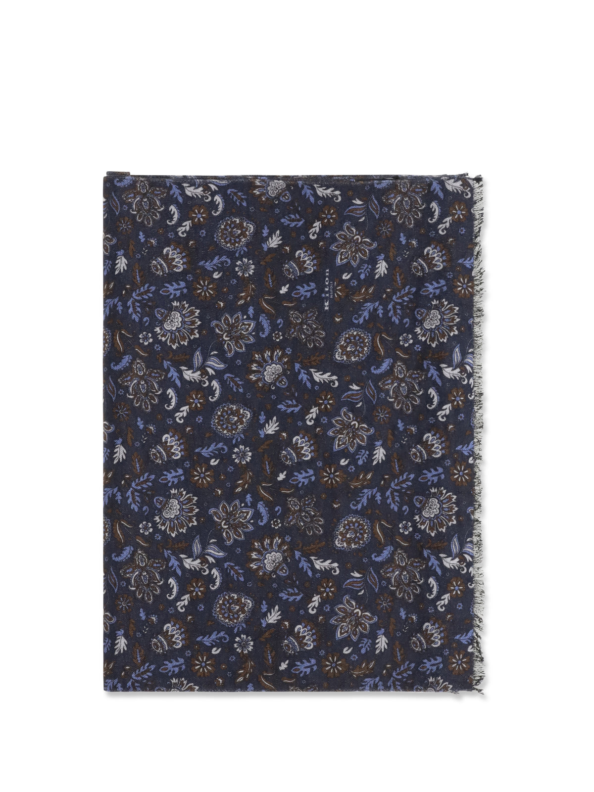 Kiton Paisley patterned Scarf - Multi