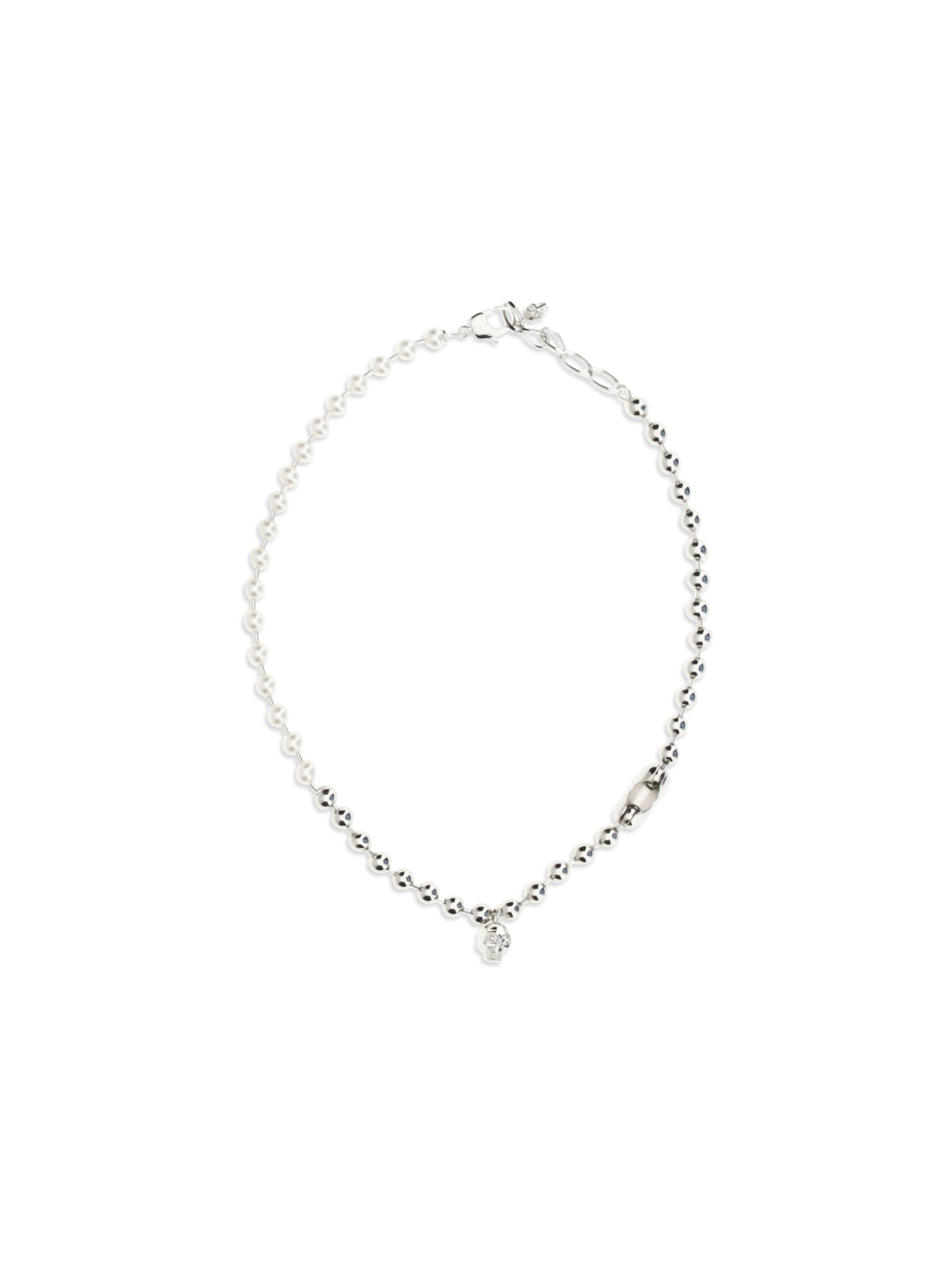 ALEXANDER McQUEEN Pearl skull Necklace