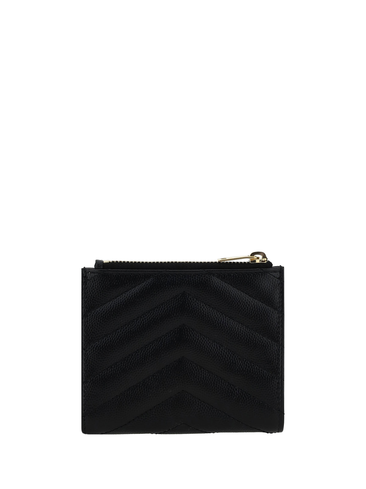 Saint Laurent Leather Wallet - Black