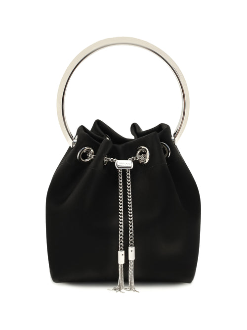 Jimmy Choo Bon Bon Bucket Bag - Black/Silver
