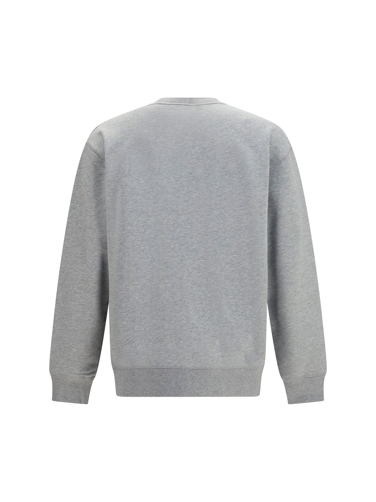 Balmain Embroidered logo crewneck Sweatshirt - Gris Chiné/Gris Chiné