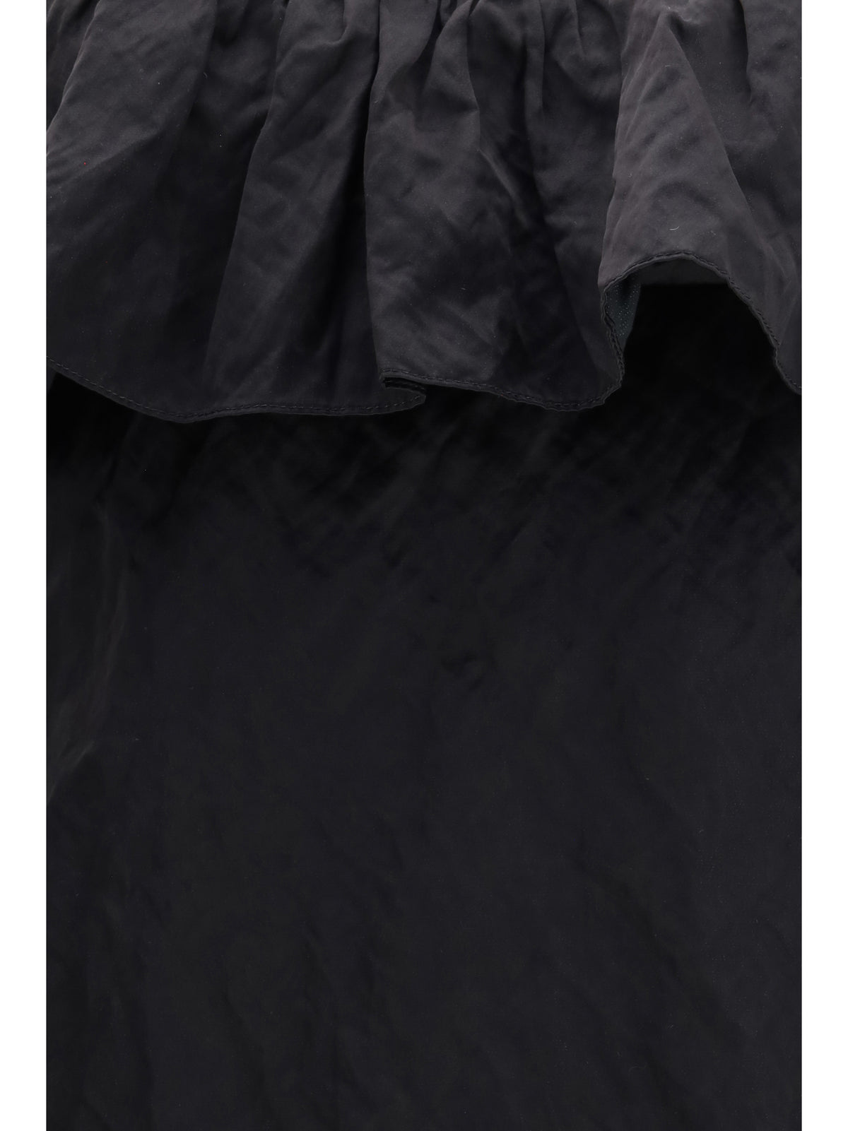 Chloé Mini Dress in washed technical satin - Black