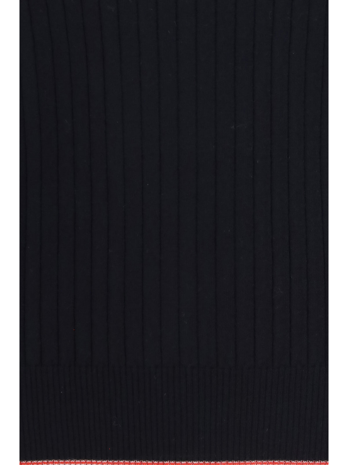 Thom Browne Crewneck cotton knit Sweater with 4-bar detail - Navy