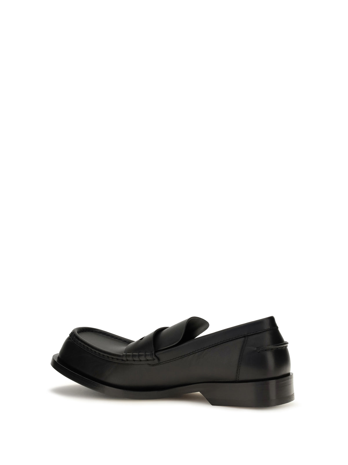 Loewe Bobine polished calfskin Loafers - Black