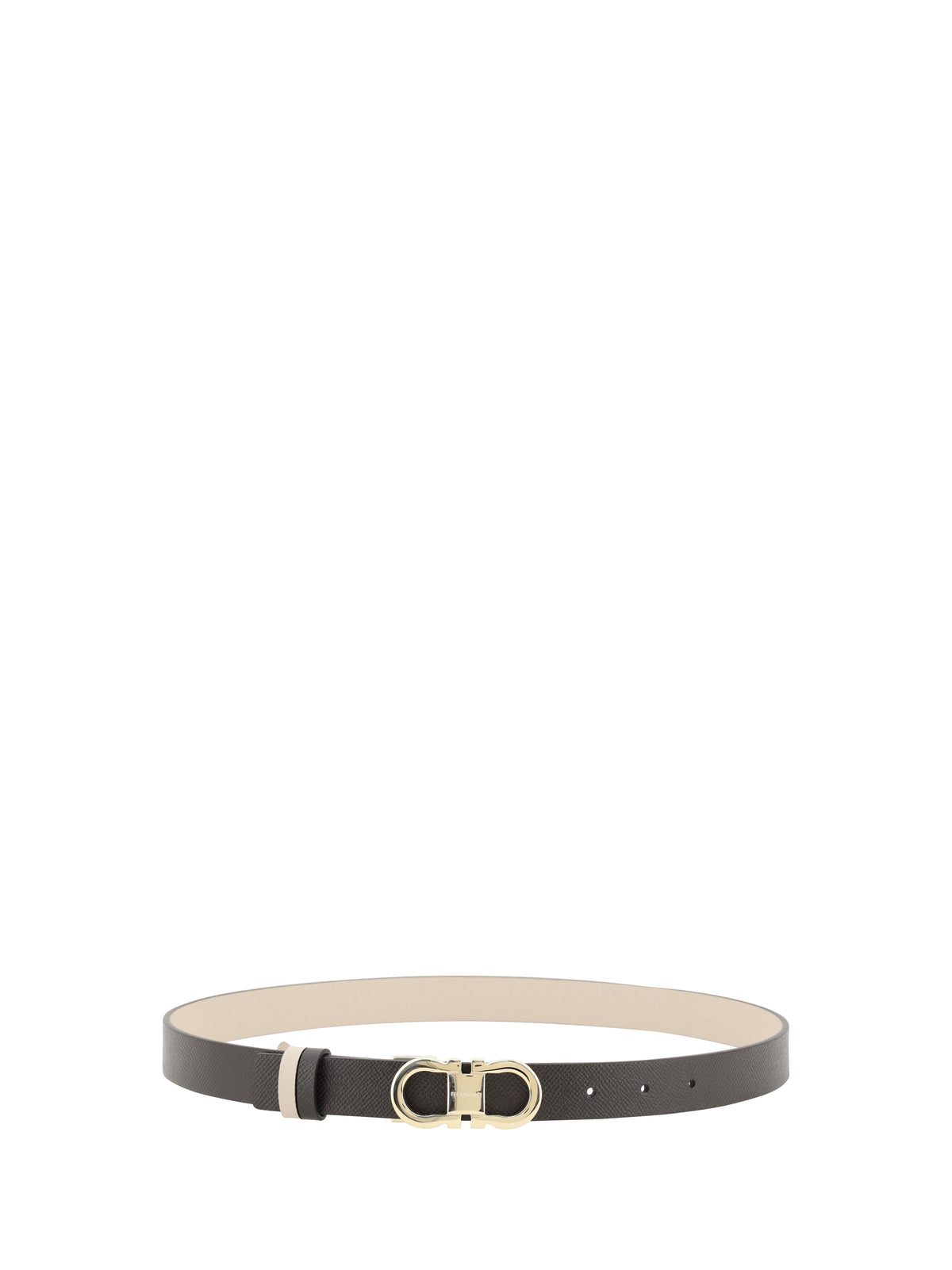 Ferragamo Reversible leather Belt - Brown Patterned Dark