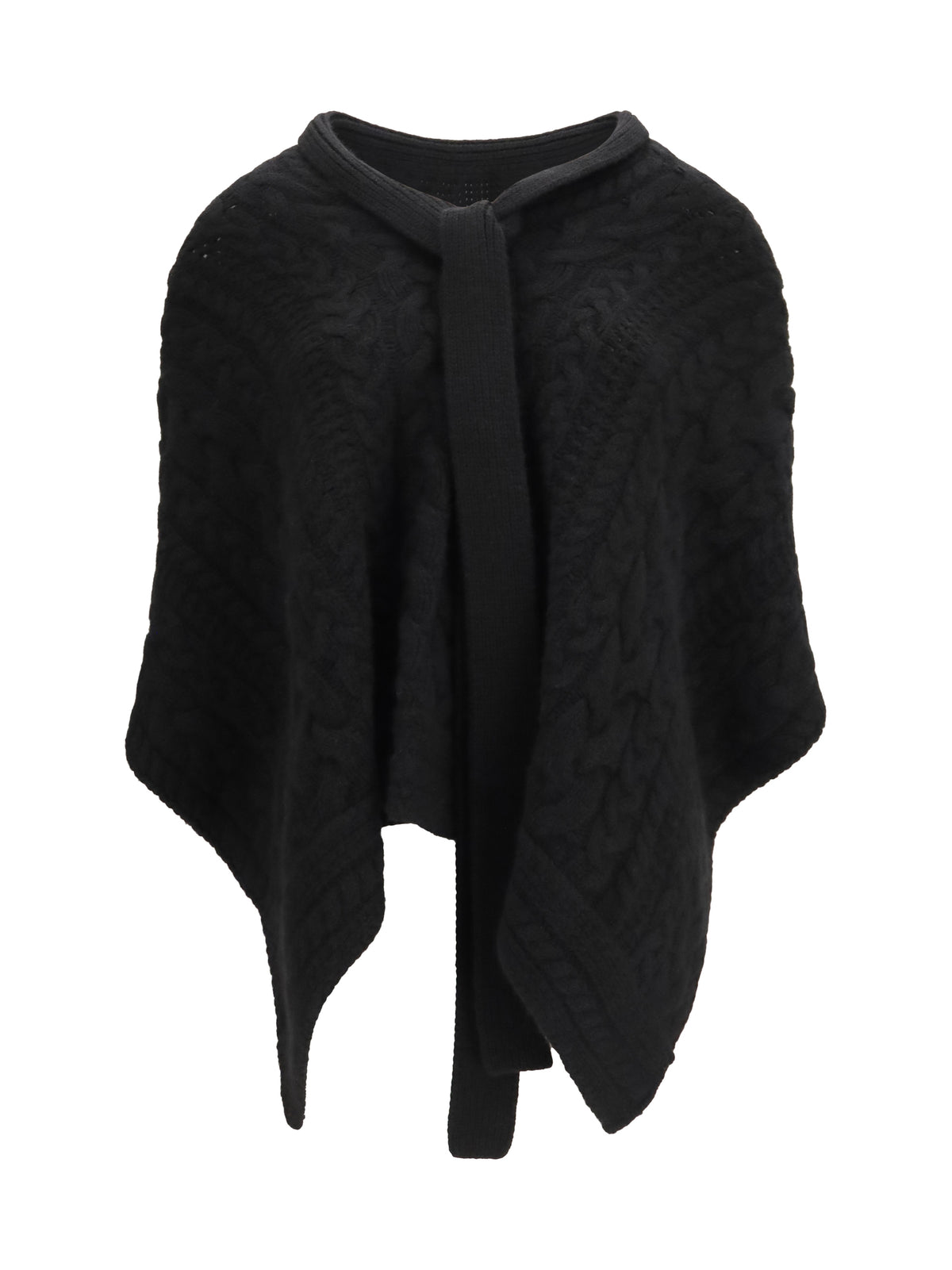 Ermanno Scervino Cashmere Cape - Black
