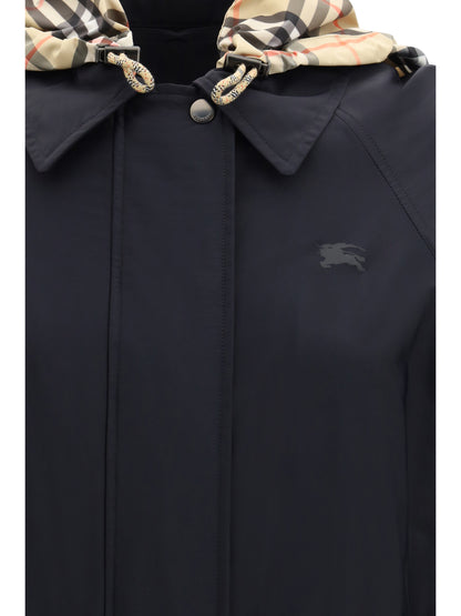 BURBERRY Newbury Parka in stretch nylon twill