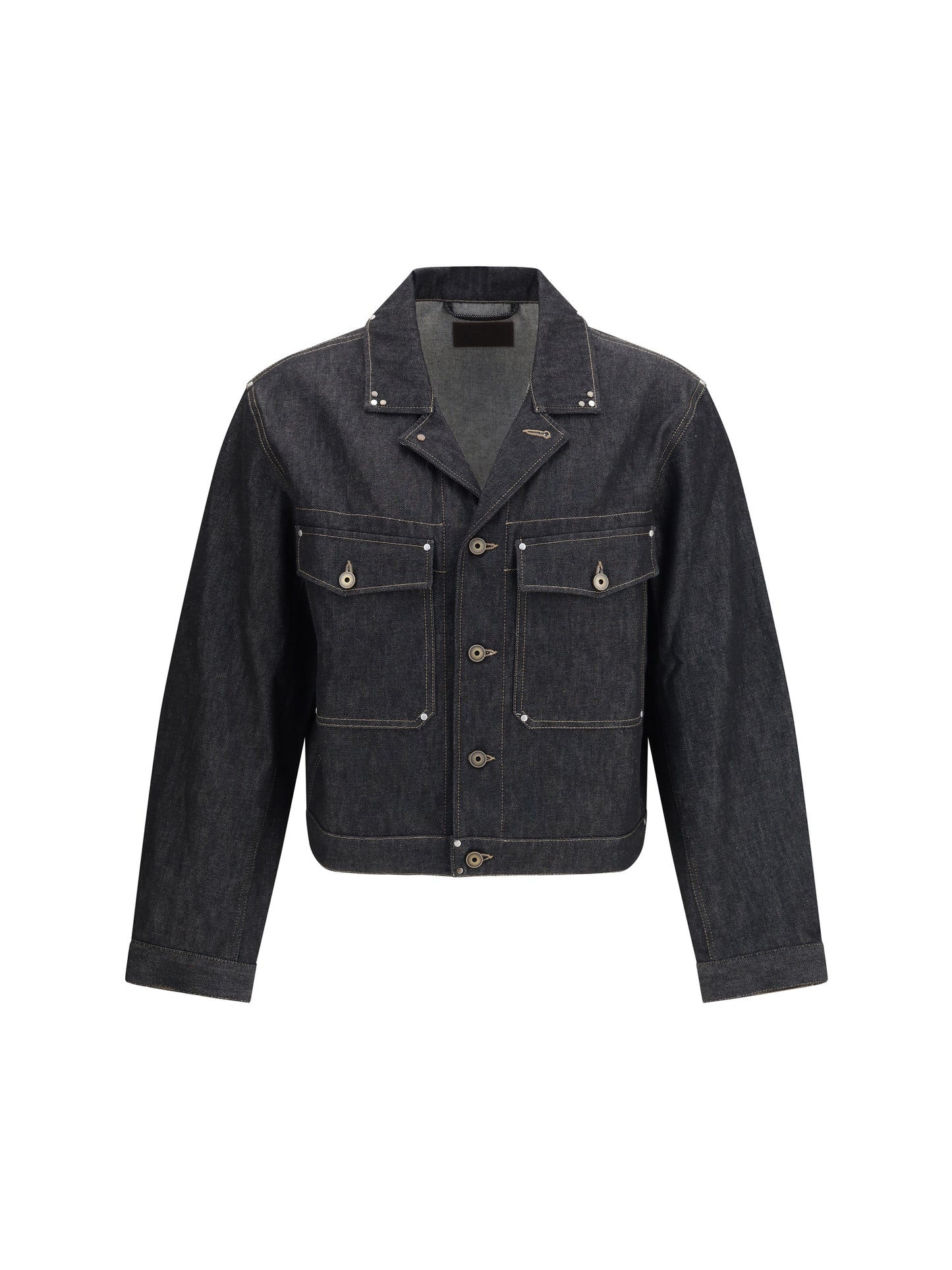 LEMAIRE Trucker denim Jacket with studs