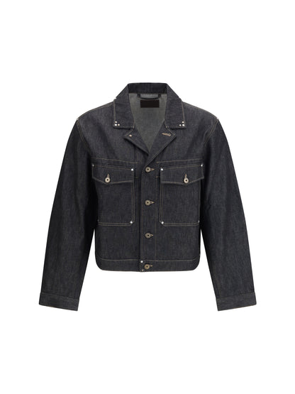 LEMAIRE Trucker denim Jacket with studs