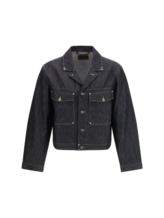 LEMAIRE Trucker denim Jacket with studs