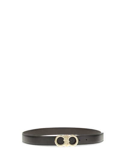 FERRAGAMO Reversible and adjustable Gancini Belt