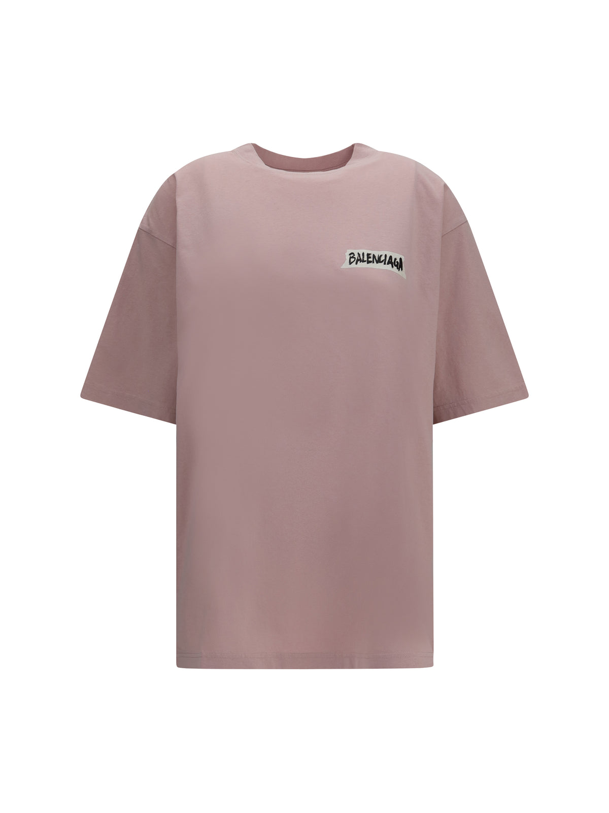 Balenciaga Logo-print T-shirt - Dusty Pink