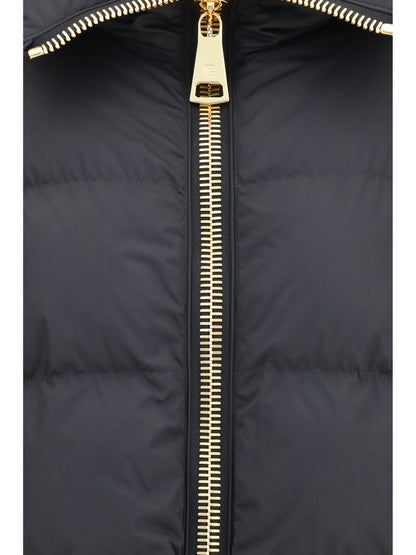 Balmain Padded high-neck Jacket - Noir