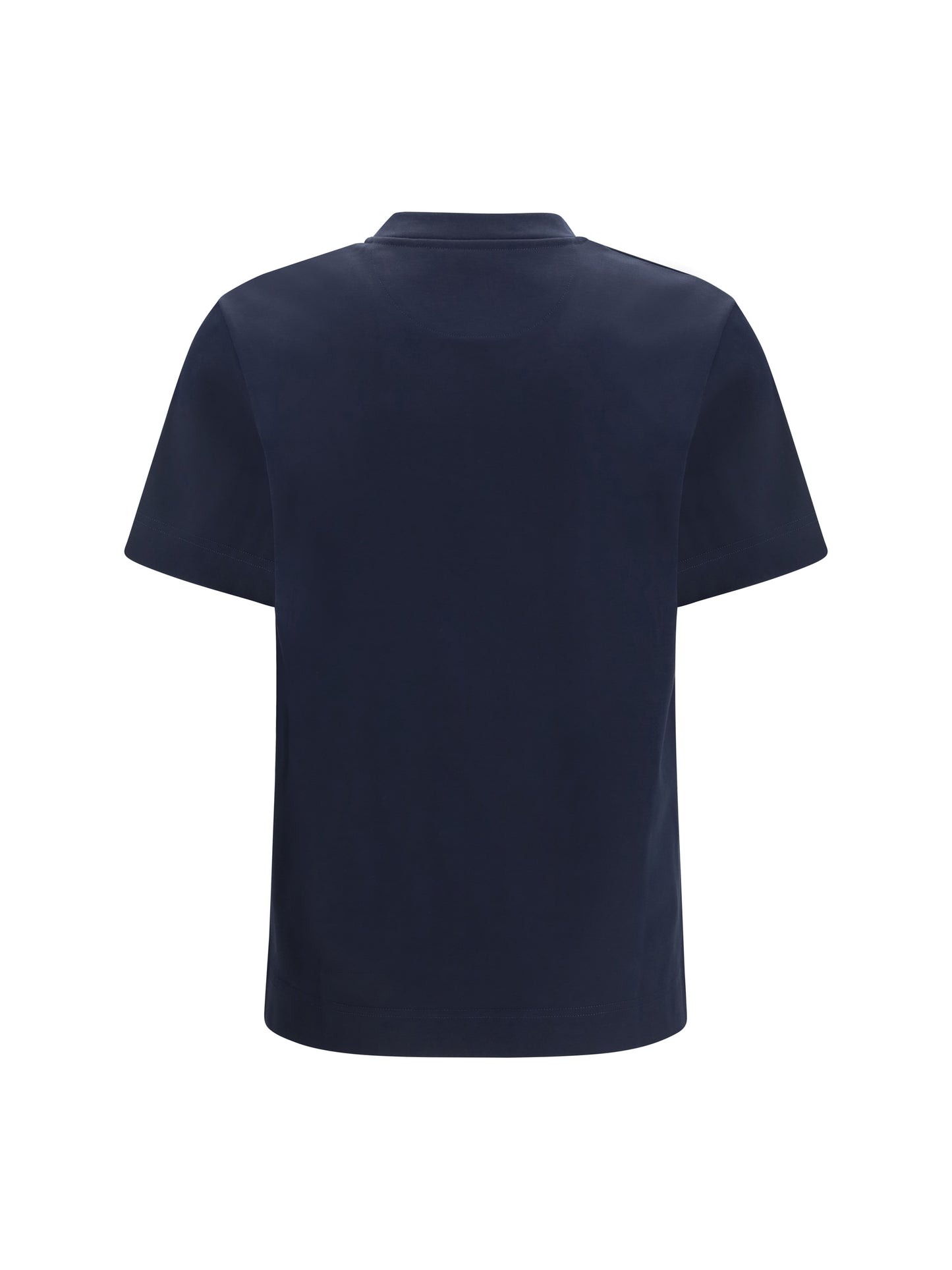 FENDI T-shirt in cotton with central logo embroidery