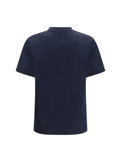 FENDI T-shirt in cotton with central logo embroidery
